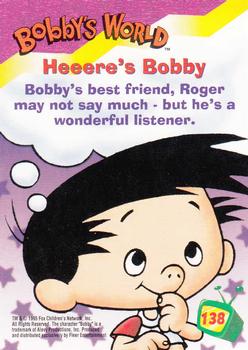 1995 Ultra Fox Kids Network #138 Heeere's Bobby Back