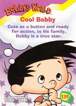 1995 Ultra Fox Kids Network #139 Cool Bobby Back