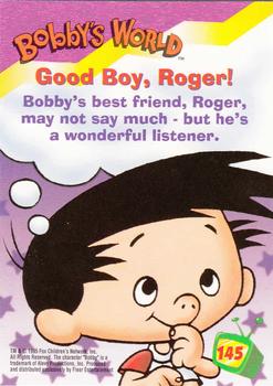 1995 Ultra Fox Kids Network #145 Good Boy, Roger! Back