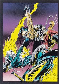 1992 Comic Images Ghost Rider II #45 Hot Heads Front