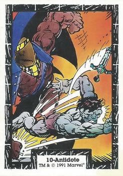 1991 Comic Images The Incredible Hulk #10 Antidote Front