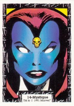 1991 Comic Images The Incredible Hulk #14 Mystique Front