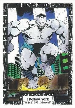 1991 Comic Images The Incredible Hulk #19 New York Front