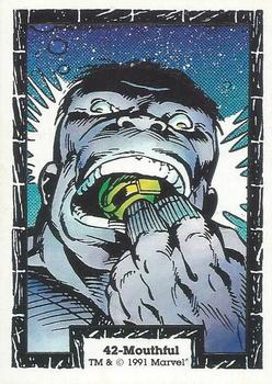 1991 Comic Images The Incredible Hulk #42 Mouthful Front