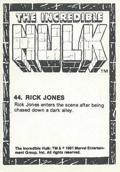1991 Comic Images The Incredible Hulk #44 Rick Jones Back
