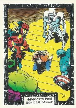 1991 Comic Images The Incredible Hulk #49 Rick's Past Front