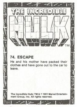 1991 Comic Images The Incredible Hulk #74 Escape Back