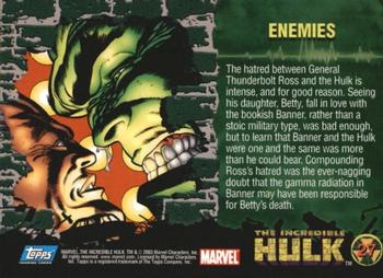 2003 Topps The Incredible Hulk #27 Enemies Back