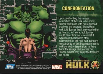 2003 Topps The Incredible Hulk #30 Confrontation Back