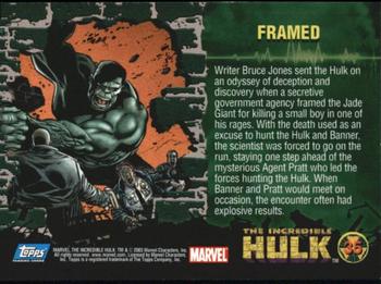 2003 Topps The Incredible Hulk #35 Framed Back