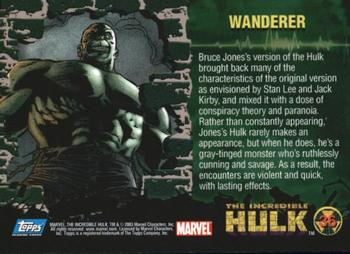 2003 Topps The Incredible Hulk #36 Wanderer Back