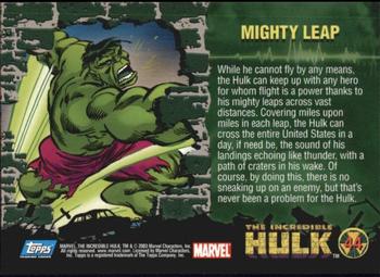 2003 Topps The Incredible Hulk #44 Mighty Leap Back