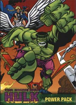 2003 Topps The Incredible Hulk #45 Power Pack Front