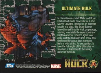 2003 Topps The Incredible Hulk #48 Ultimate Hulk Back