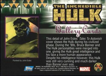 2003 Topps The Incredible Hulk #70 This detail of John Estes' Tales To Astonish Back
