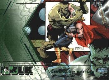 2003 Upper Deck The Hulk Film and Comic #4 Legendary Battles Front