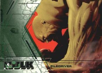 2003 Upper Deck The Hulk Film and Comic #34 Piledriver Front