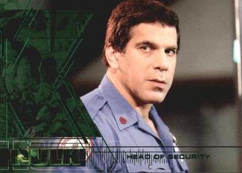 2003 Upper Deck The Hulk Film and Comic #41 Head of Security Front