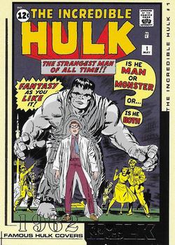 2003 Upper Deck The Hulk Film and Comic - Famous Hulk Covers #FC01 The Incredible Hulk Cover #1 - 1962 Front