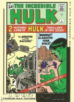 2003 Upper Deck The Hulk Film and Comic - Famous Hulk Covers #FC04 The Incredible Hulk Cover #4 - 1962 Front