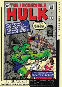 2003 Upper Deck The Hulk Film and Comic - Famous Hulk Covers #FC05 The Incredible Hulk Cover #5 - 1963 Front