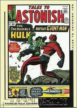2003 Upper Deck The Hulk Film and Comic - Famous Hulk Covers #FC07 Tales to Astonish #59 - 1964 Front