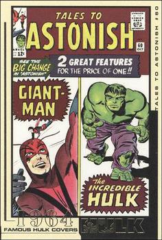 2003 Upper Deck The Hulk Film and Comic - Famous Hulk Covers #FC08 Tales to Astonish #60 - 1964 Front