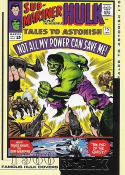 2003 Upper Deck The Hulk Film and Comic - Famous Hulk Covers #FC09 Tales to Astonish #75 - 1966 Front