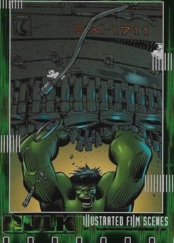 2003 Upper Deck The Hulk Film and Comic - Illustrated Film Scenes #IF05 The Hunted Front