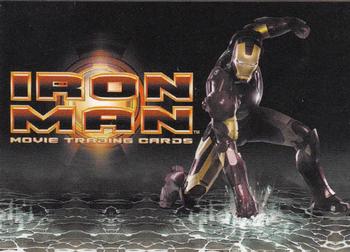 2008 Rittenhouse Iron Man #1 Title Card / Checklist Front