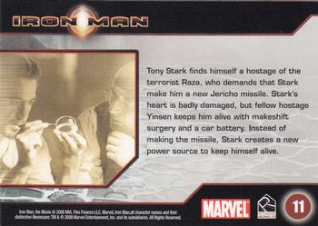 2008 Rittenhouse Iron Man #11 Tony Stark / Yinsen Back