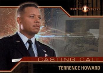 2008 Rittenhouse Iron Man - Casting Call #CC2 Terrence Howard Front