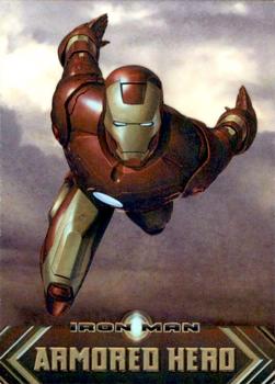 2008 Rittenhouse Iron Man - Armored Hero #H1 (flying alone) Front