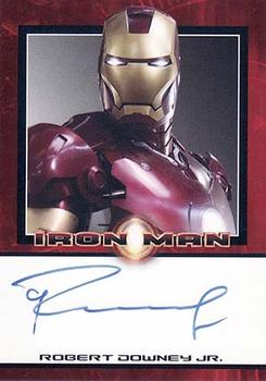 2008 Rittenhouse Iron Man - Autographs #NNO Robert Downey Jr. Front