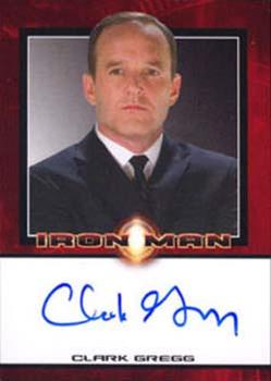 2008 Rittenhouse Iron Man - Autographs #NNO Clark Gregg Front