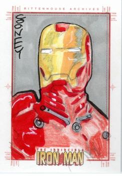 2008 Rittenhouse Iron Man - SketchaFEX #NNO Dan Cooney Front