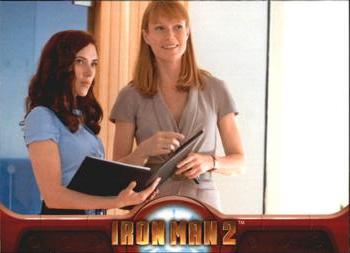 2010 Upper Deck Iron Man 2 #13 New Face at Stark Industries Front
