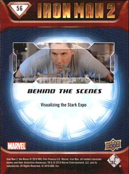 2010 Upper Deck Iron Man 2 #56 Visualizing the Stark Expo Back
