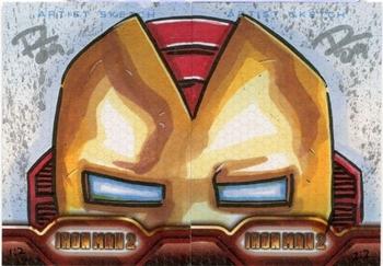 2010 Upper Deck Iron Man 2 - Sketch Cards #NNO Frank Rapoza Front