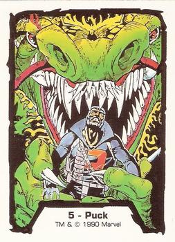 1990 Comic Images Marvel Comics Jim Lee #5 Puck Front