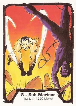 1990 Comic Images Marvel Comics Jim Lee #8 Sub-Mariner Front
