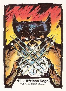 1990 Comic Images Marvel Comics Jim Lee #11 African Saga Front