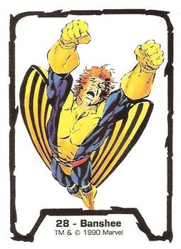 1990 Comic Images Marvel Comics Jim Lee #28 Banshee Front