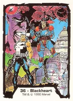 1990 Comic Images Marvel Comics Jim Lee #36 Blackheart Front