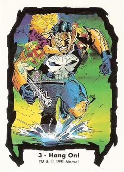 1991 Comic Images Marvel Comics Jim Lee II #3 Hang On! Front