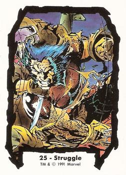 1991 Comic Images Marvel Comics Jim Lee II #25 Struggle Front