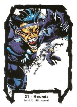 1991 Comic Images Marvel Comics Jim Lee II #31 Hounds Front