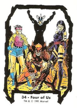 1991 Comic Images Marvel Comics Jim Lee II #34 Four of Us Front