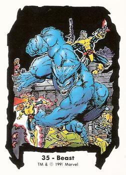 1991 Comic Images Marvel Comics Jim Lee II #35 Beast Front