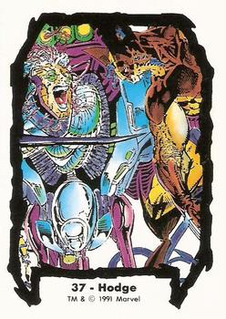 1991 Comic Images Marvel Comics Jim Lee II #37 Hodge Front